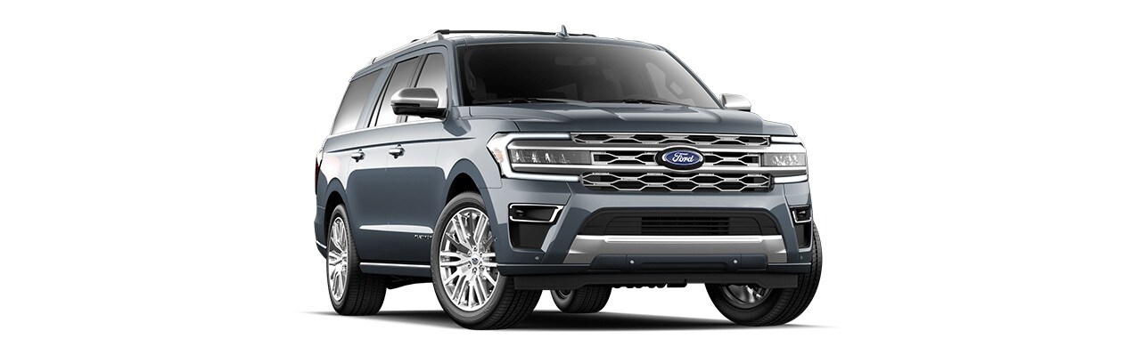 Camioneta SUV Familiar Ford Expedition 2023 para 8 Pasajeros Color Azul Infinito