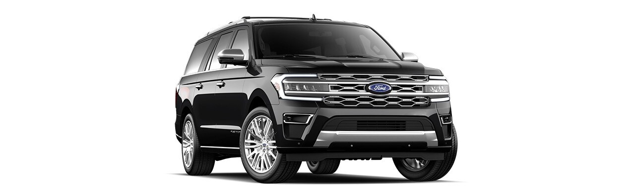 Camioneta SUV Familiar Ford Expedition 2023 para 8 Pasajeros Color Negro Obsidiana