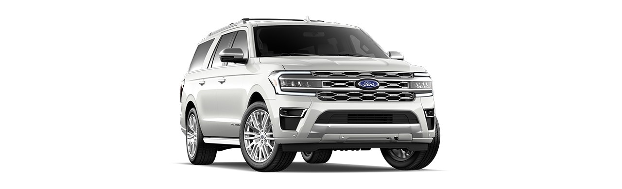 Camioneta SUV Familiar Ford Expedition 2024 3 Filas para 8 Pasajeros Color Blanco Metálico