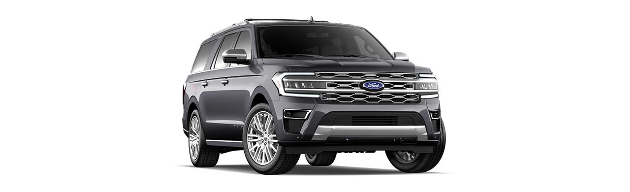Camioneta SUV Familiar Ford Expedition 2024 3 Filas para 8 Pasajeros Color Gris Magneto