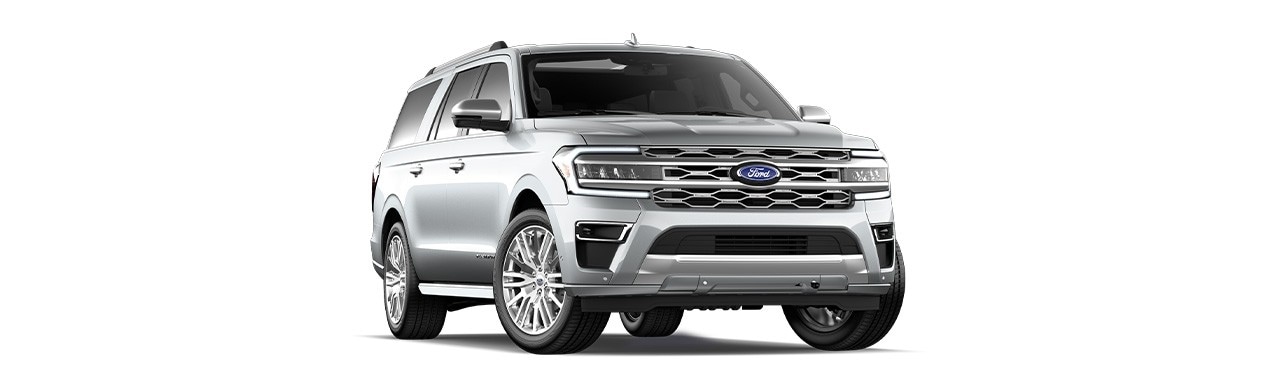 Camioneta SUV Familiar Ford Expedition 2024 3 Filas para 8 Pasajeros Color Gris Plata