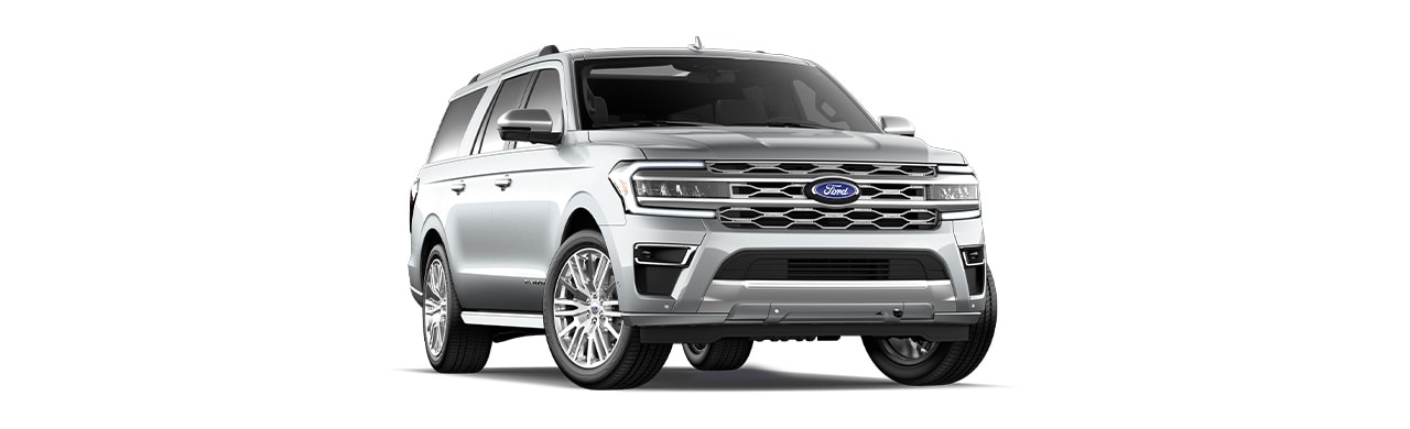 Camioneta SUV Familiar Ford Expedition 2024 3 Filas para 8 Pasajeros Color Gris Plata