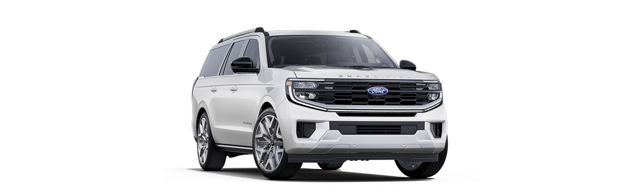 Ford Expedition 2025, Camioneta SUV de 3 Filas de Gran Lujo y Potencia color Blanco Metálico
