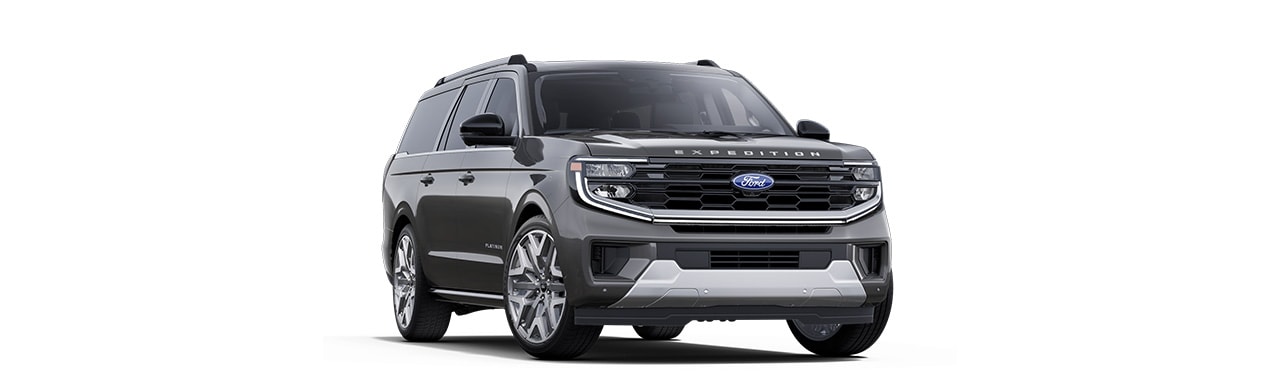 Ford Expedition 2025, Camioneta SUV de 3 Filas de Gran Lujo y Potencia color Gris Magneto
