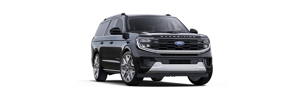 Ford Expedition 2025, Camioneta SUV de 3 Filas de Gran Lujo y Potencia color Negro Obsidiana