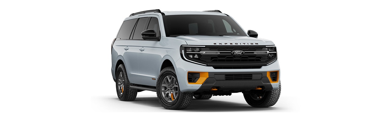 Ford Expedition 2026, Camioneta SUV de 3 Filas de Gran Lujo y Potencia color Blanco Espacial