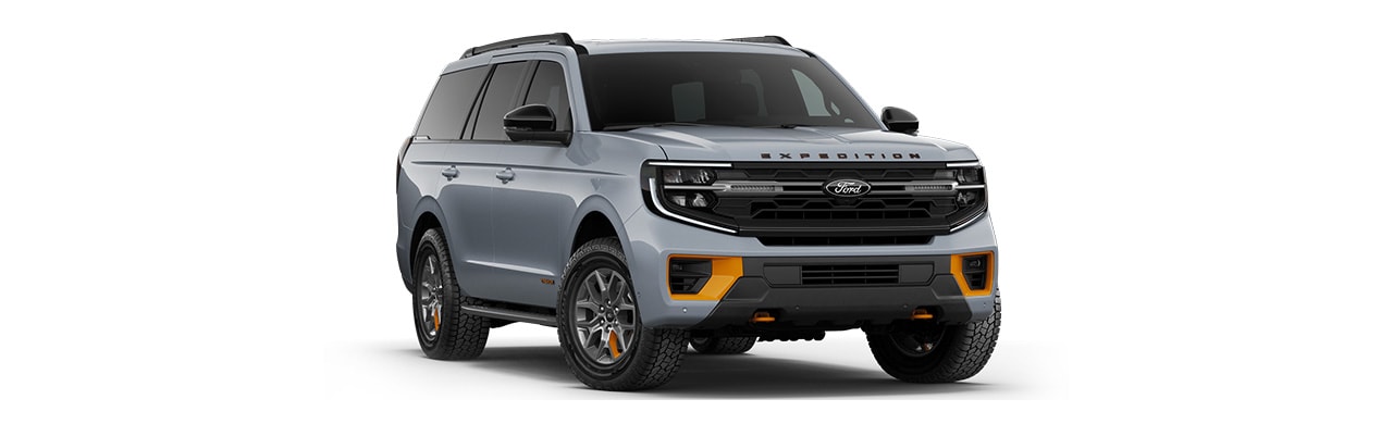 Ford Expedition 2026, Camioneta SUV de 3 Filas de Gran Lujo y Potencia color Gris Denim