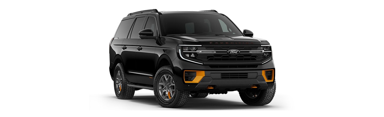 Ford Expedition 2026, Camioneta SUV de 3 Filas de Gran Lujo y Potencia color Negro Obsidiana