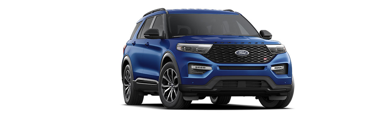 Ford Explorer ST 2021 la SUV más poderosa de su clase en color Azul Atlas