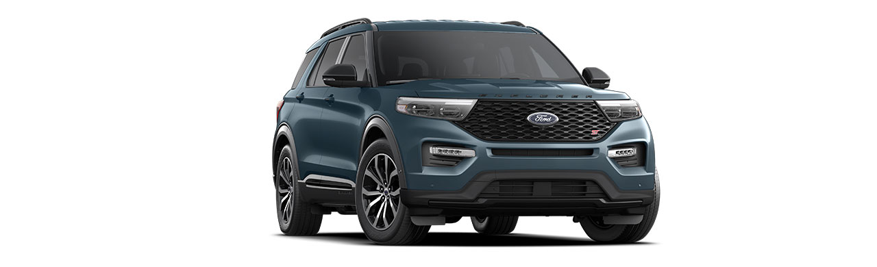 Ford Explorer ST 2021 la SUV más poderosa de su clase en color Azul Infinito