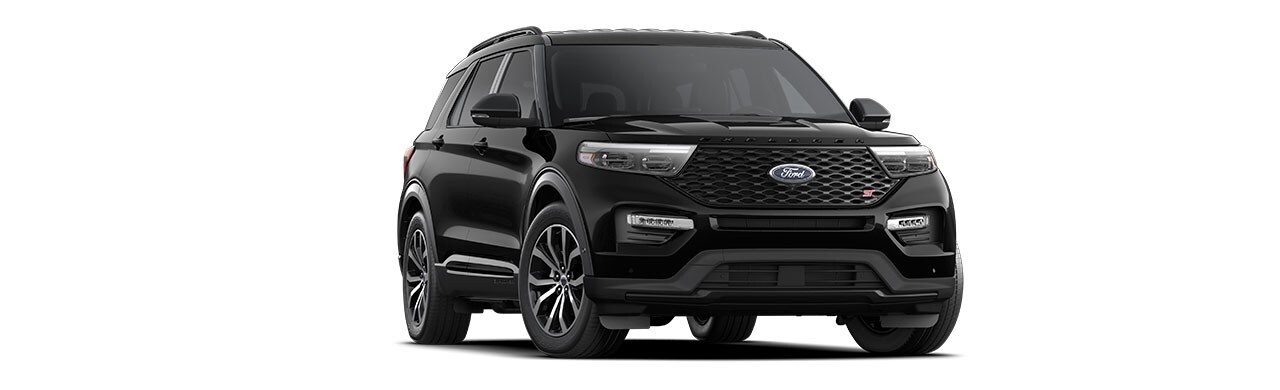 Ford Explorer ST 2021 la SUV más poderosa de su clase en color Negro Obsidiana