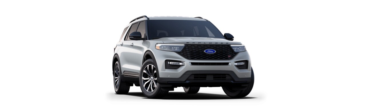 Camioneta Deportiva SUV Ford Explorer ST 2023 de Gran Performance en Color Plata