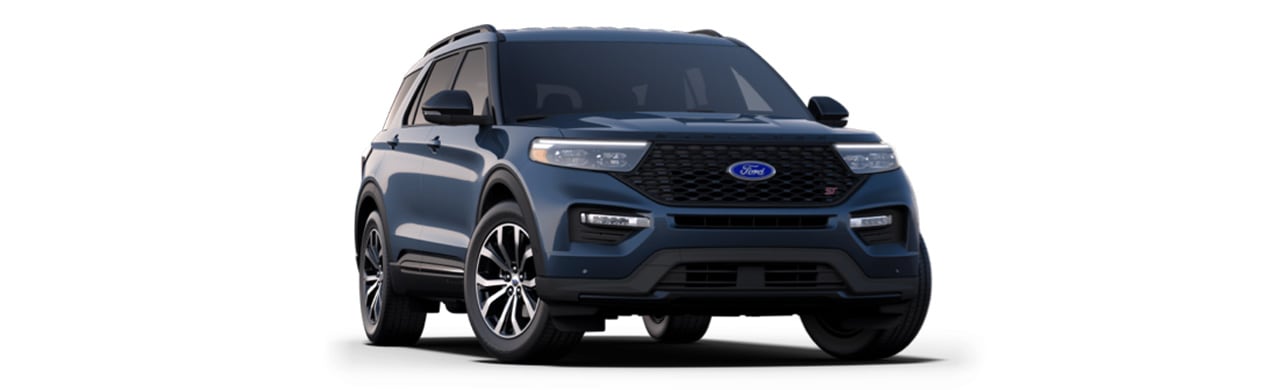 Camioneta SUV Deportiva Ford Explorer ST 2024 de Gran Performance en Color Azul Cobalto