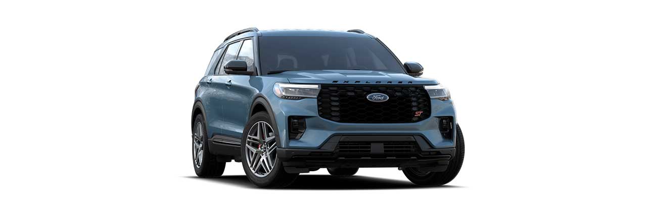 Ford Explorer ST 2025, Camioneta SUV Deportiva de 3 filas color Azul Naval