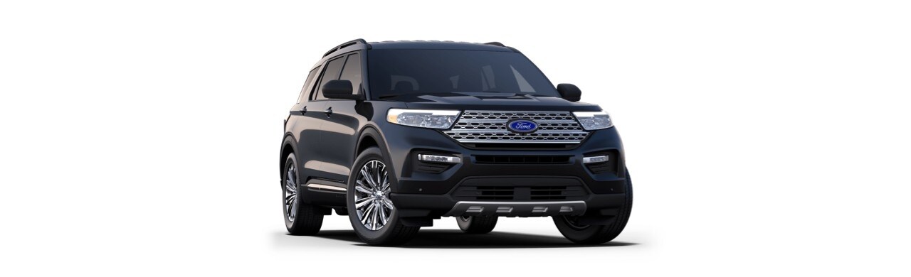 Camioneta SUV Ford Explorer 2022 de Gran Potencia, Eficiencia y Tecnología en Color Negro Obsidiana