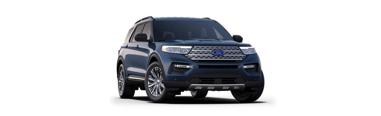 Camioneta SUV Ford Explorer 2023 de Gran Potencia, Eficiencia y Tecnología en Color Azul Cobalto