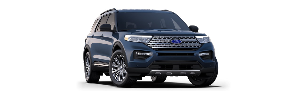 Camioneta SUV Ford Explorer 2024 de Gran Potencia, Eficiencia y Tecnología en Color Azul Cobalto