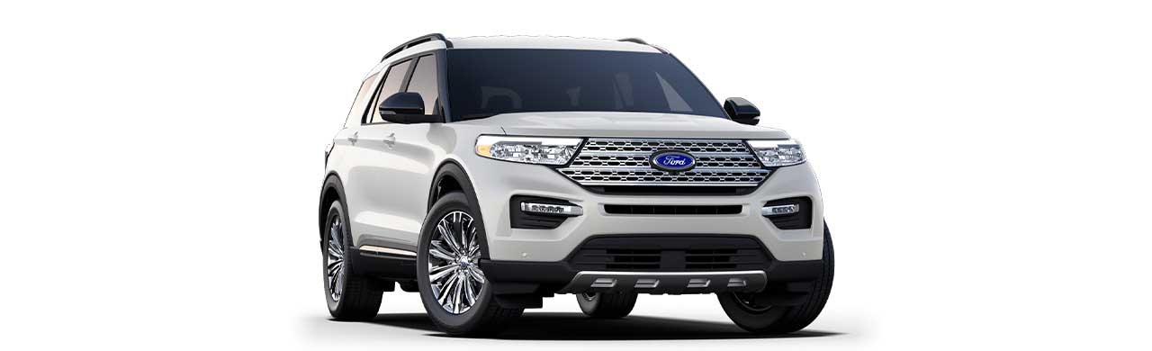 Camioneta SUV Ford Explorer 2024 de Gran Potencia, Eficiencia y Tecnología en Color Blanco Metálico