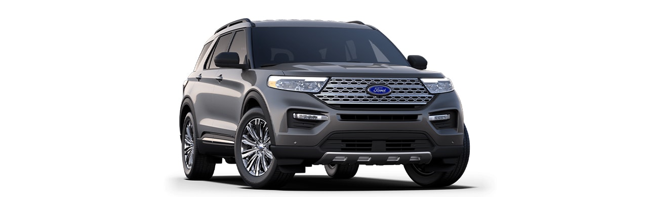 Camioneta SUV Ford Explorer 2024 de Gran Potencia, Eficiencia y Tecnología en Color Gris Carbono