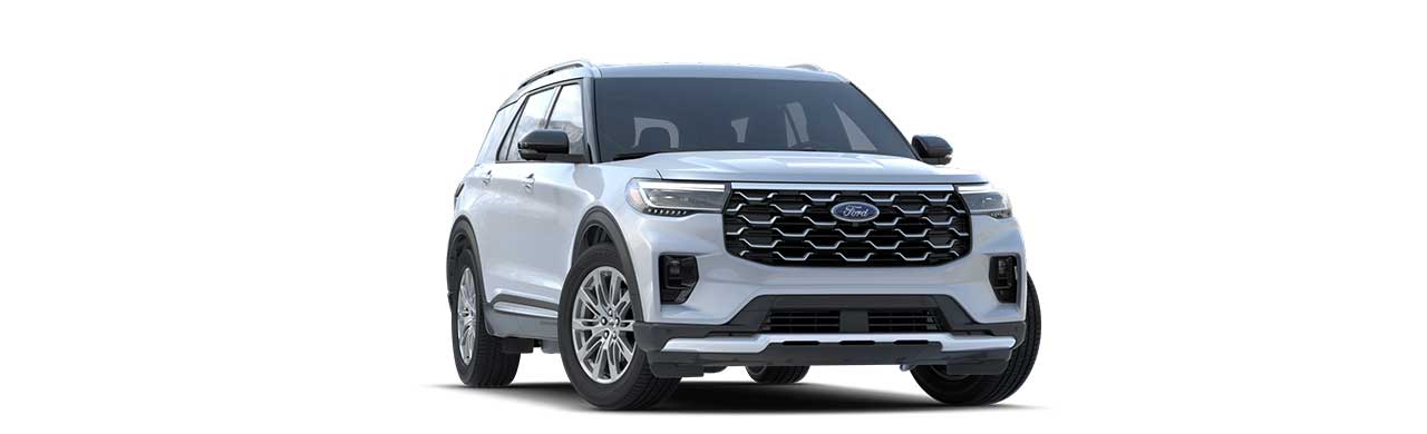 Ford Explorer 2025, SUV de 3 filas con Gran Confort y Nuevo Diseño color Gris Plata