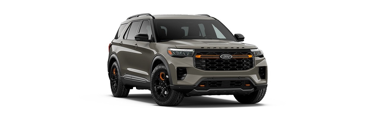Ford Explorer 2026, Camioneta SUV de 3 Filas de Gran Lujo y Potencia color Gris Basalto