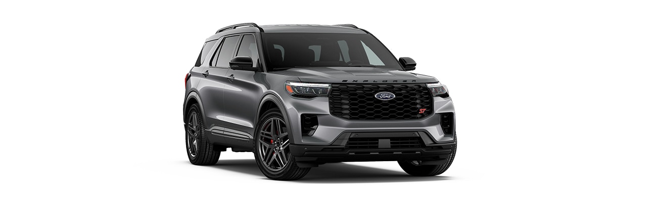Ford Explorer 2026, Camioneta SUV de 3 Filas de Gran Lujo y Potencia color Gris Carbono