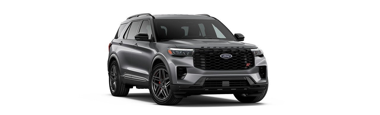 Ford Explorer 2026, Camioneta SUV de 3 Filas de Gran Lujo y Potencia color Gris Carbono
