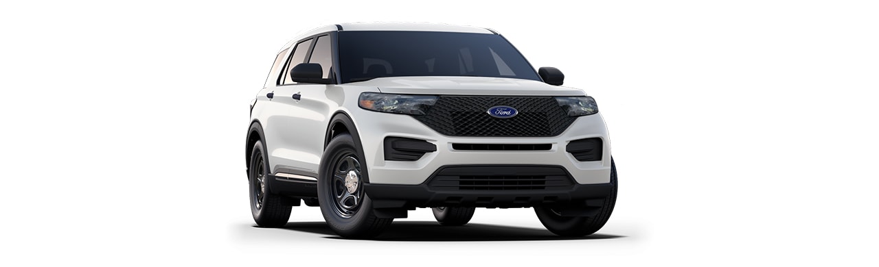 Ford Police Interceptor Utility Híbrida 2026, SUV para Policía y Seguridad Color Blanco Oxford