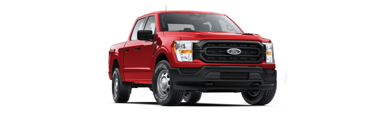Ford F-150 2023, Camioneta Pickup de Gran Capacidad para el Trabajo en Color Rojo Racing