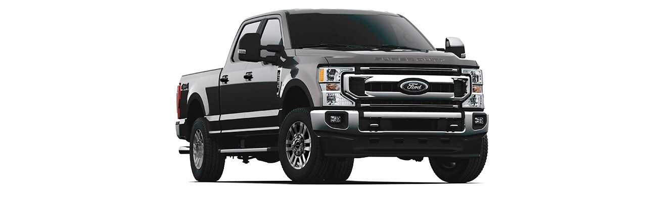 Descubre la camioneta pick up Ford F250 Super Duty 2020 color negro obsidiana
