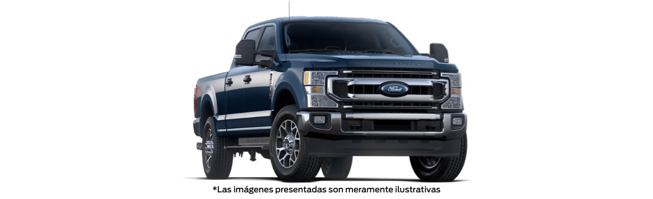 Ford F-250, la Camioneta Pickup para el Trabajo Pesado en Color Azul Marino Metálico