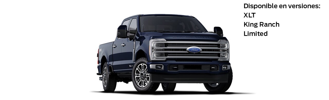 Ford F-250 2023, Camioneta Pickup de Gran Capacidad y Equipamiento en color Azul Marino Metálico