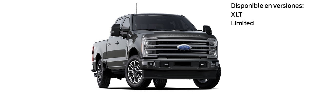 Ford F-250 2023, Camioneta Pickup de Gran Capacidad y Equipamiento en color Gris Carbono