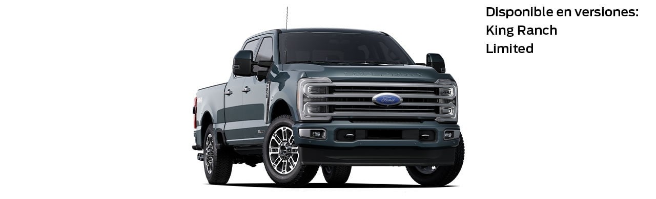 Ford F-250 2023, Camioneta Pickup de Gran Capacidad y Equipamiento en color Gris Niebla
