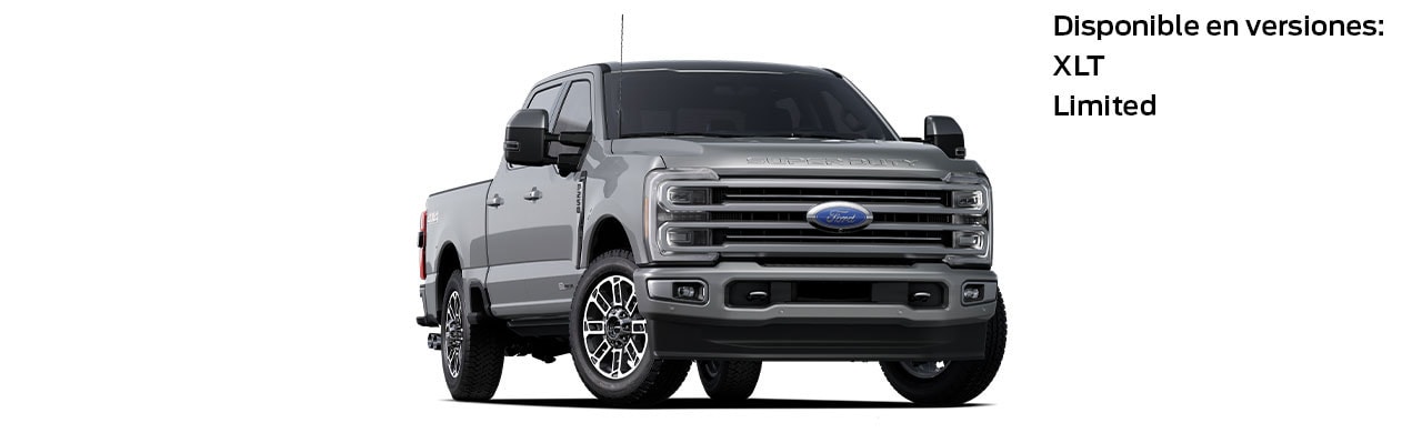 Ford F-250 2023, Camioneta Pickup de Gran Capacidad y Equipamiento en color Plata Gris