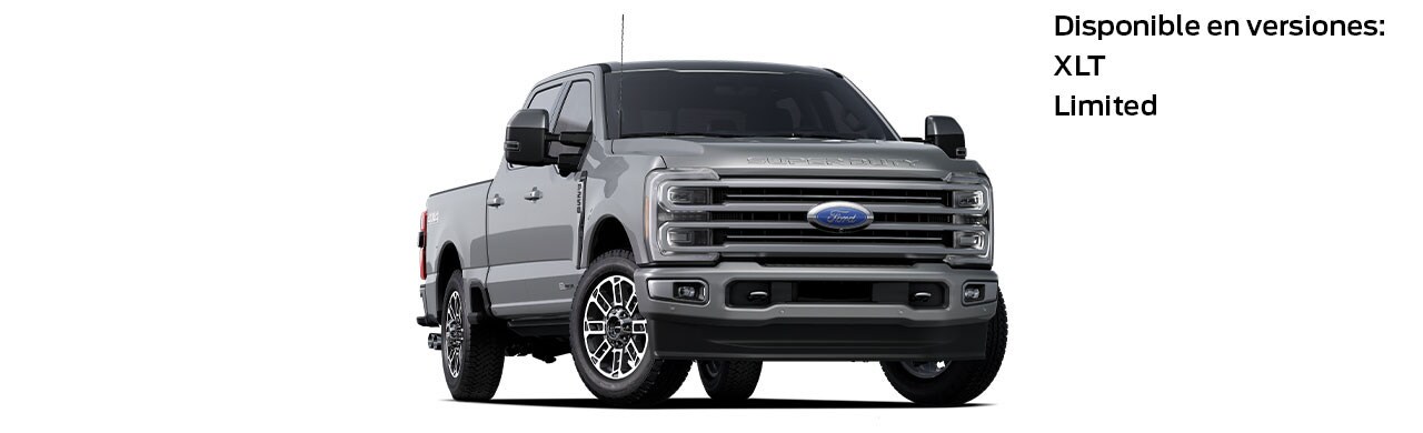 Ford F-250 2023, Camioneta Pickup de Gran Capacidad y Equipamiento en color Plata Gris