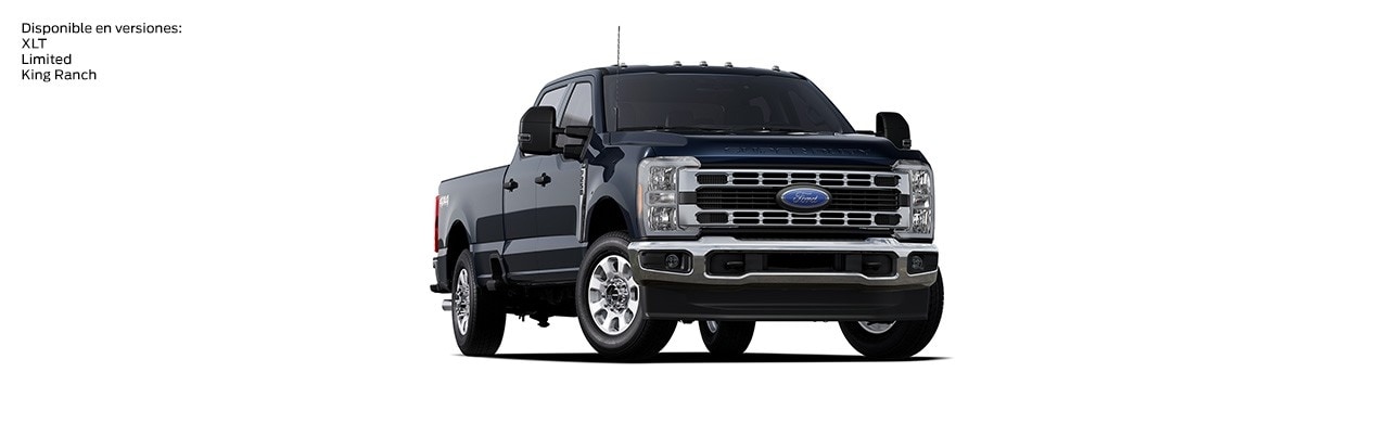 Ford F-250 2024, Camioneta Pickup de Gran Capacidad y Equipamiento en color Azul Marino Metálico