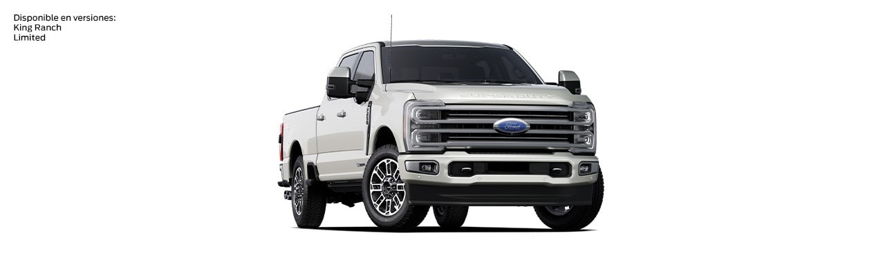 Ford F-250 2024, Camioneta Pickup de Gran Capacidad y Equipamiento en color Blanco Metálico