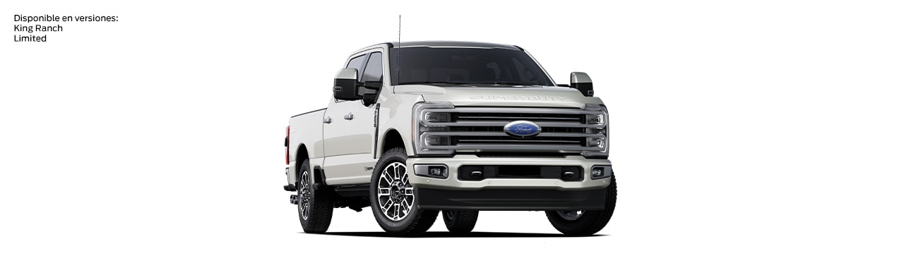 Ford F-250 2024, Camioneta Pickup de Gran Capacidad y Equipamiento en color Blanco Metálico