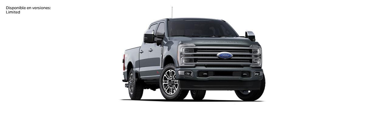  Ford F250 2024, Camioneta Pickup de Gran Capacidad y Equipamiento en color Gris Denim Plata