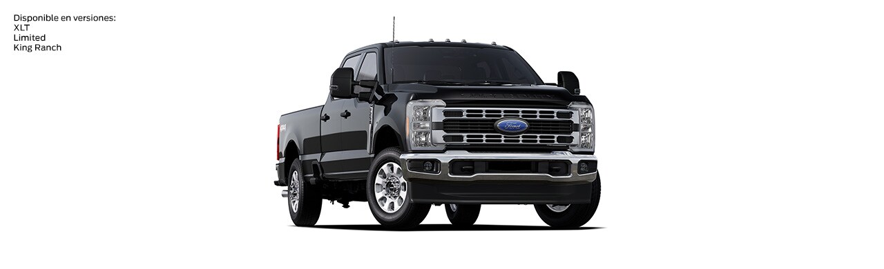Ford F-250 2024, Camioneta Pickup de Gran Capacidad y Equipamiento en color Negro Obsidiana