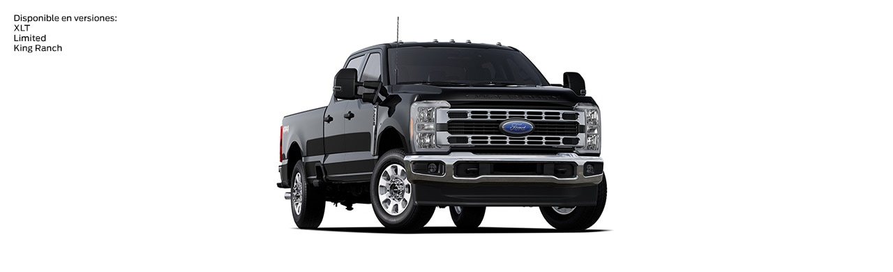 Ford F-250 2024, Camioneta Pickup de Gran Capacidad y Equipamiento en color Negro Obsidiana