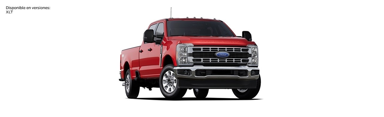 Ford F-250 2024, Camioneta Pickup de Gran Capacidad y Equipamiento en color Rojo Racing