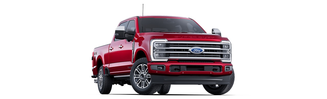 Ford F-250 2025, Camioneta Pickup de Gran Capacidad y Equipamiento en color Rojo Rubí