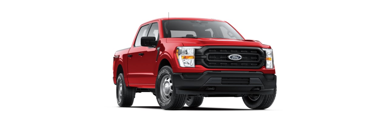 Poderosa Camioneta Truck HEV para el Trabajo Ford F-150 Híbrida 2022 en Color Rojo Racing