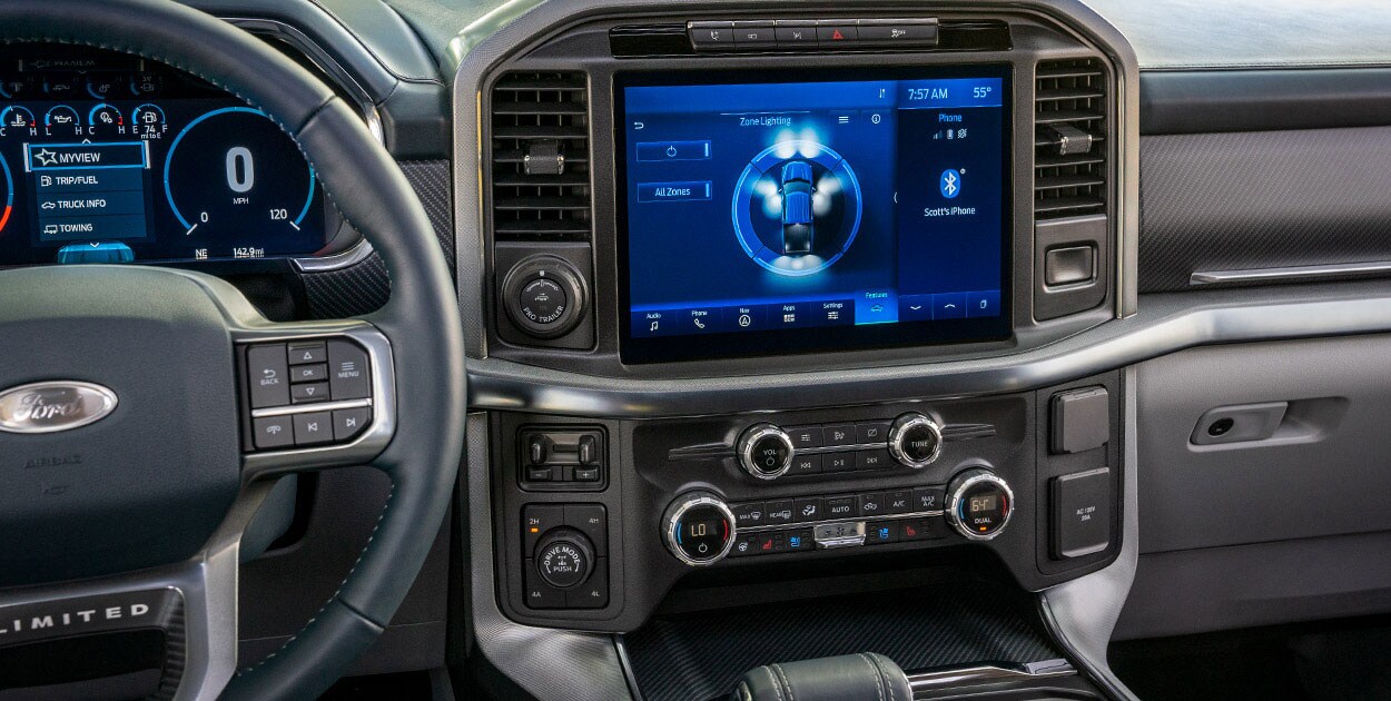Ford Lobo 2021 Permite conectar dispositivos a la pantalla táctil de la camioneta