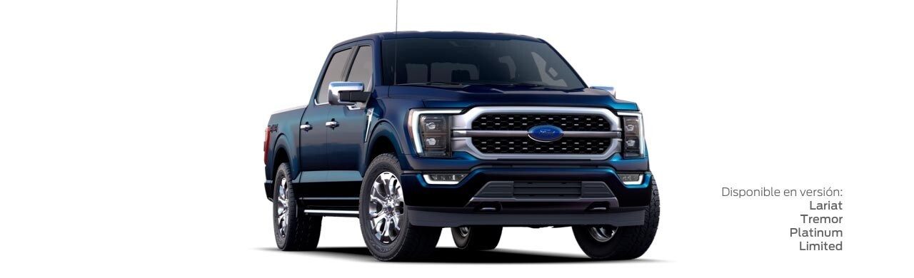 Ford Lobo 2022, la Poderosa y Equipada Camioneta Pickup, disponible en color Azul Marino Metálico