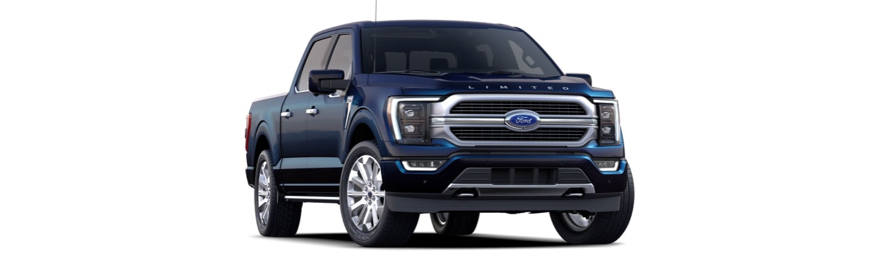 Ford Lobo Híbrida 2023, Camioneta Pickup de Gran Capacidad y Lujo color Azul Marino Metálico