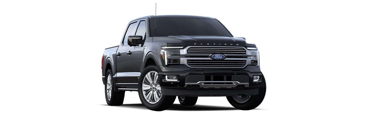 Ford Lobo Híbrida 2024, Camioneta Pickup de Gran Capacidad y Lujo color Negro Obsidiana