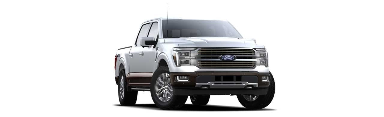 Ford Lobo King Ranch 2025, Camioneta Pickup en Color Blanco Metálico